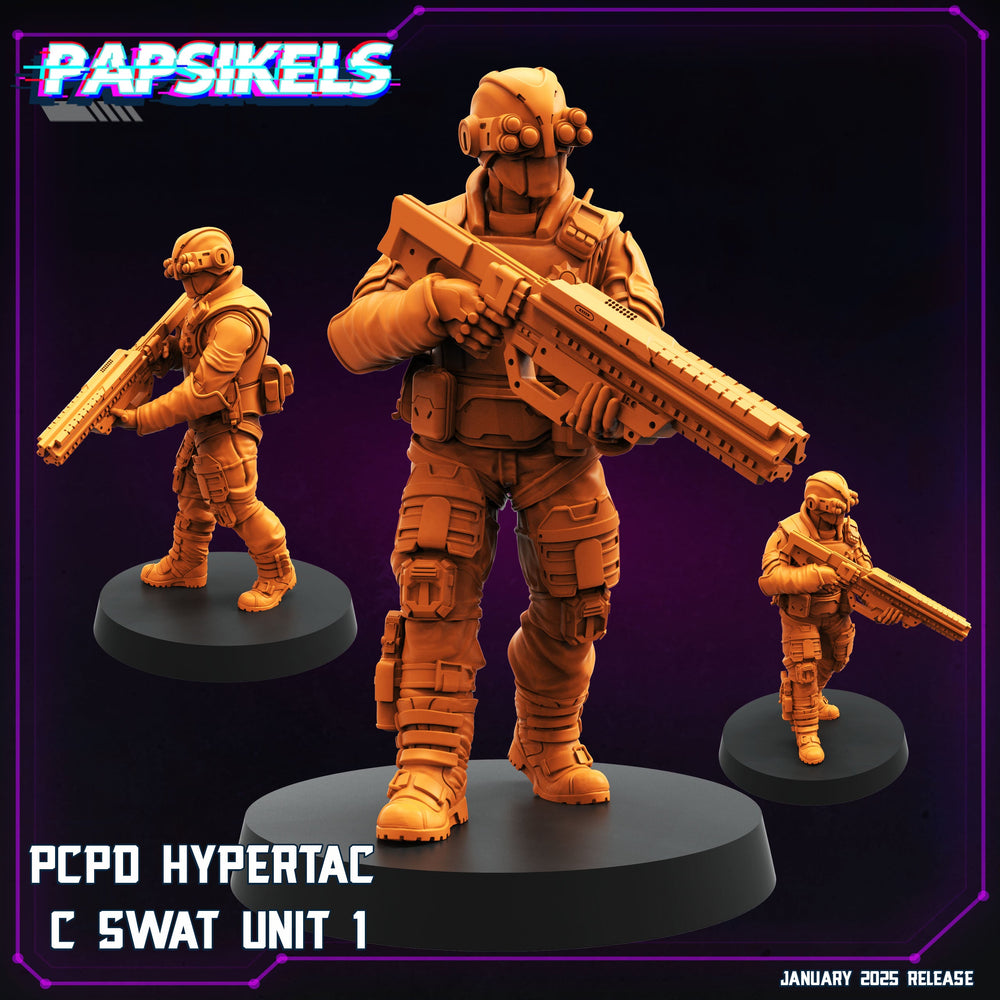 3D Printed Papsikels Pcpd Hypertac C Swat Set January 2025 - Cyberpunk 28mm 32mm (Online Only)