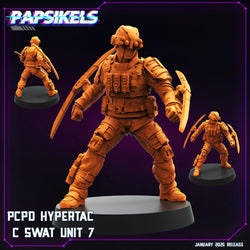 3D Printed Papsikels Pcpd Hypertac C Swat Set January 2025 - Cyberpunk 28mm 32mm (Online Only)