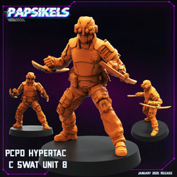 3D Printed Papsikels Pcpd Hypertac C Swat Set January 2025 - Cyberpunk 28mm 32mm (Online Only)