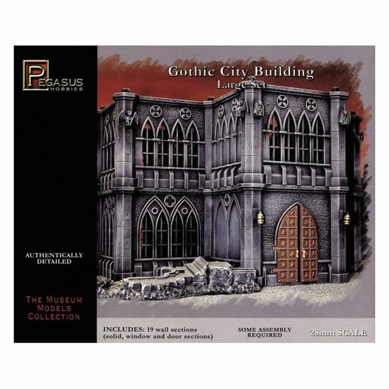 PEG4923 Gothic City Building Large Terrain Set Pegasus Hobbies (ONLINE ORDER ONLY)