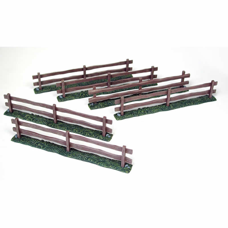 PEG5201 Wooden Fence Miniature Terrain Pegasus Hobbies (ONLINE ORDER ONLY)