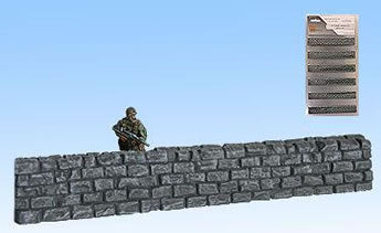 PEG5203 Block Stone Walls Miniature Terrain Pegasus Hobbies (ONLINE ORDER ONLY)