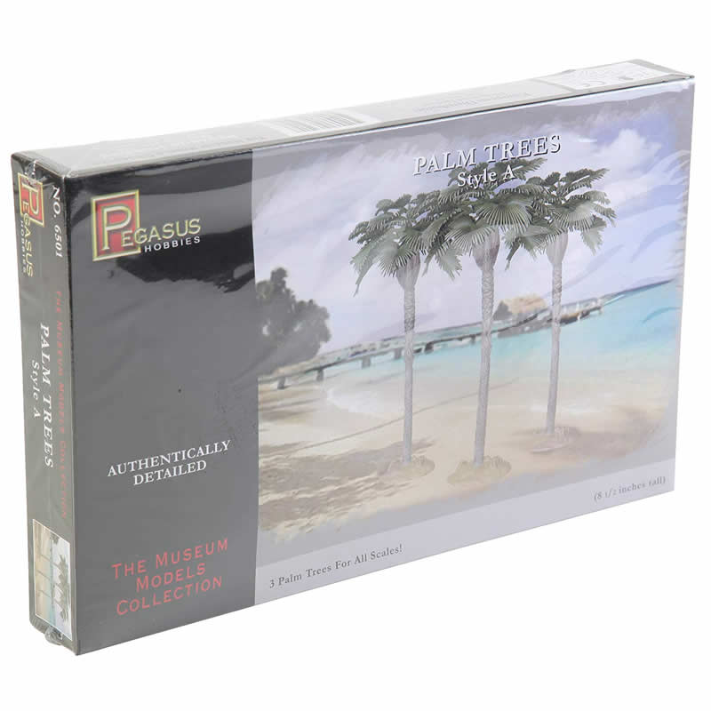 PEG6501 Palm Trees Large Style A Miniature Terrain Pegasus Hobbies (ONLINE ORDER ONLY)