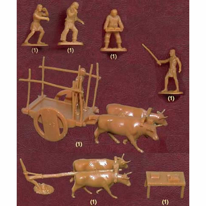 PEG7005 California Mission Indians Set 2 1/48 Scale Plastic Model Kit  Pegasus (ONLINE ORDER ONLY)