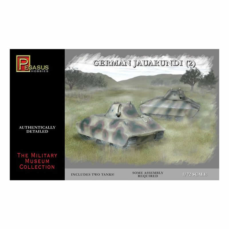 PEG7606 P245-010 Jaguarundi Tanks 1/72 Scale Plastic Model Kit Pegasus (ONLINE ORDER ONLY)