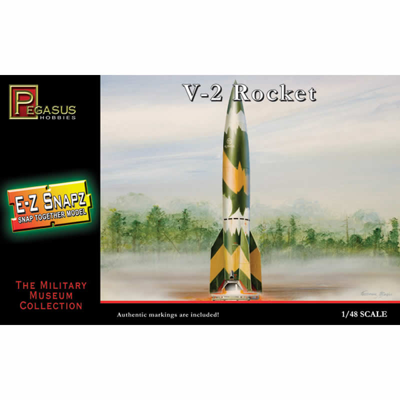 PEG8416 V-2 Rocket 1/48 Scale Plastic Model Kit Pegasus Hobbies (ONLINE ORDER ONLY)