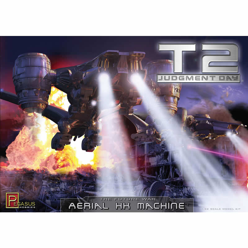 PEG9016 Terminator 2 Aerial Hunter Killer Machine Plastic Model Kit Pegasus Hobbies (ONLINE ORDER ONLY)