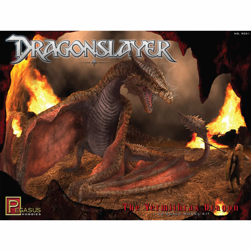 PEG9021 Dragonslayer Vermithrax Dragon 1/32 Scale Plastic Model Kit Pegasus Hobbies (ONLINE ORDER ONLY)