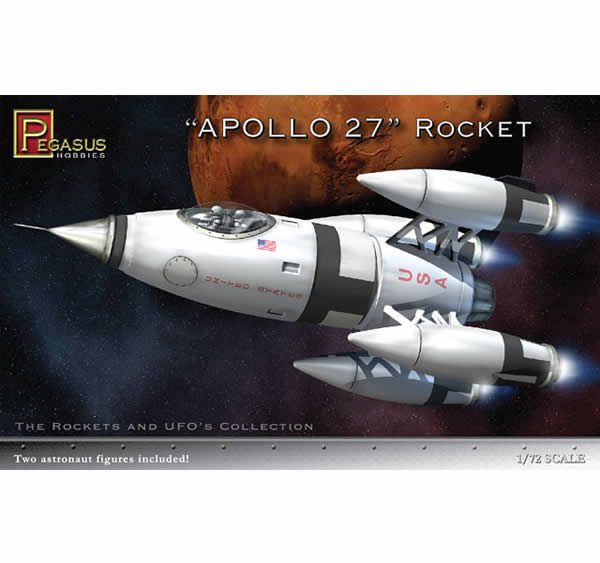 PEG9101 Apollo 27 Rocket 1/72 Scale Plastic Model Kit Pegasus Hobbies (ONLINE ORDER ONLY)