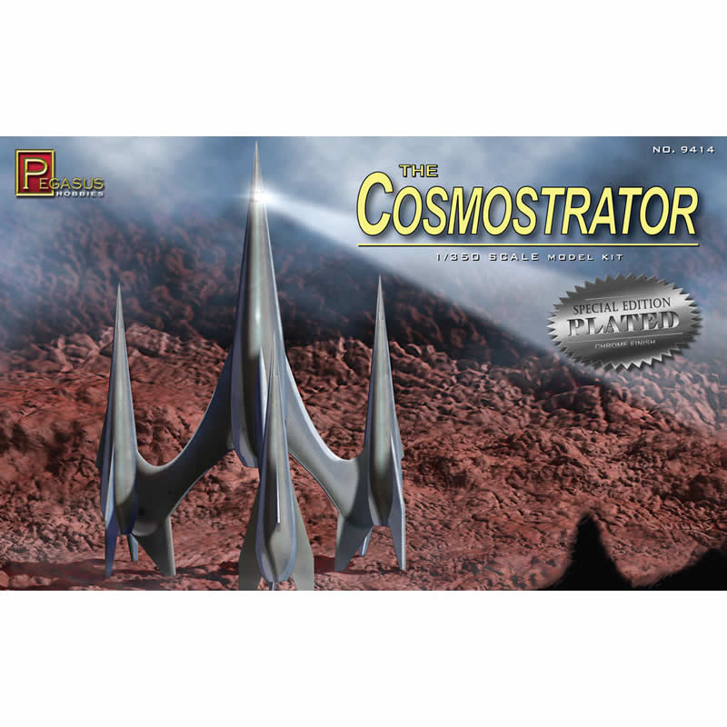 PEG9414 Cosmostrator Chrome Finish 1/350 Scale Plastic Model Kit Pegasus (ONLINE ORDER ONLY)