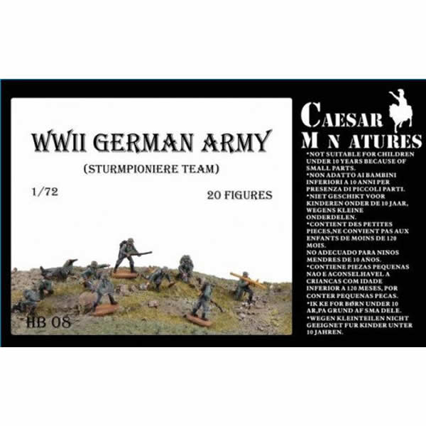 PEGHB08 German Army Sturmpionier 1/72 Scale Miniatures (ONLINE ORDER ONLY)