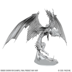 Pathfinder: Battles Deep Cuts - Adult Mirage Dragon Boxed Miniature (Unpainted) (ONLINE ORDER ONLY)