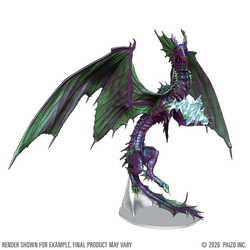 Pathfinder: Battles Deep Cuts - Adult Mirage Dragon Boxed Miniature (Pre-Painted) (ONLINE ORDER ONLY)
