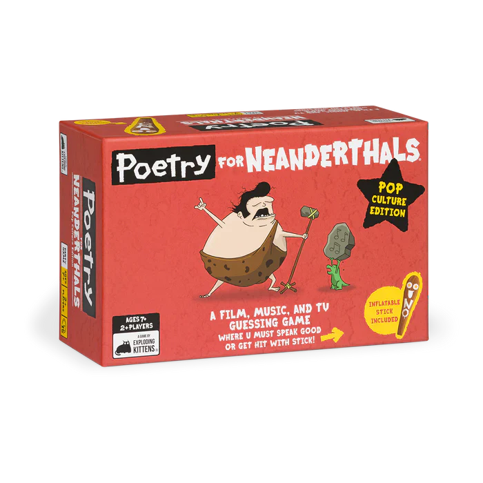 Poetry for Neanderthals Pop Culture Edition (ONLINE ORDER ONLY)