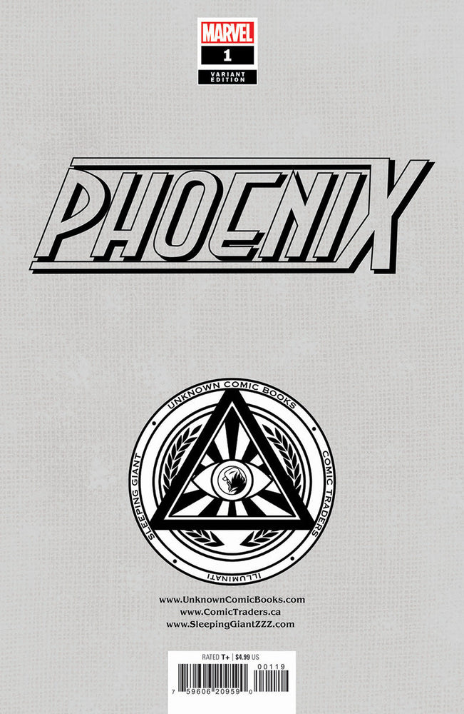 [Signed by Nathan Szerdy] PHOENIX #1 UNKNOWN COMICS NATHAN SZERDY VIRGIN VAR [IN STOCK] (ONLINE ORDER ONLY)