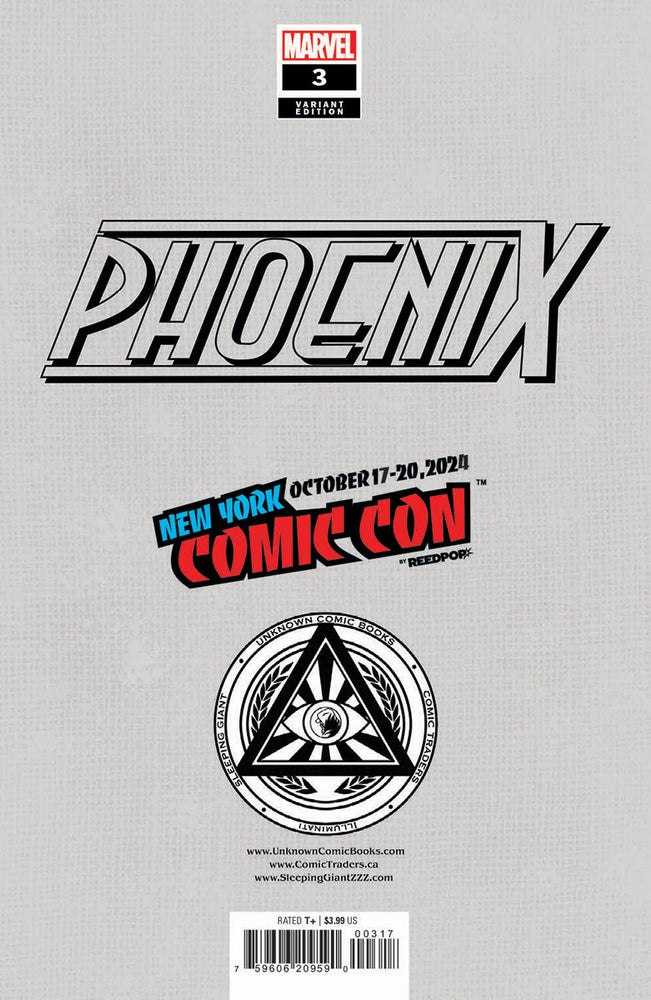 [Foil] Phoenix #3 Unknown Comics Exclusive Nathan Szerdy Virgin Nycc 2024 Var (10/23/2024) (ONLINE ORDER ONLY)