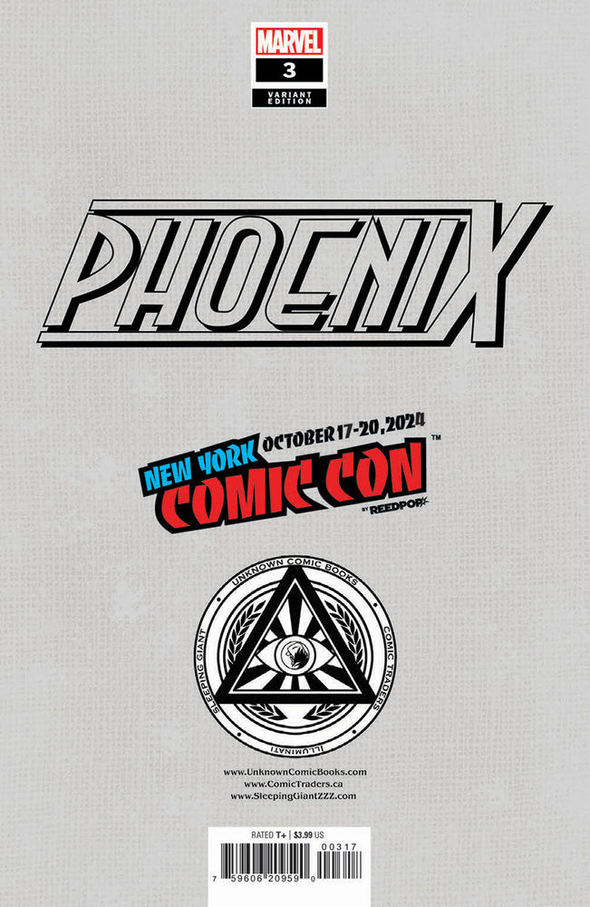 [Signed by Nathan Szerdy] [FOIL] PHOENIX #3 UNKNOWN COMICS EXCLUSIVE NATHAN SZERDY VIRGIN VAR [IN STOCK] (ONLINE ORDER ONLY)