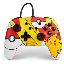 PowerA Enhanced Wired Controller for Nintendo Switch- Pikachu Pop Art (Online Order Only)