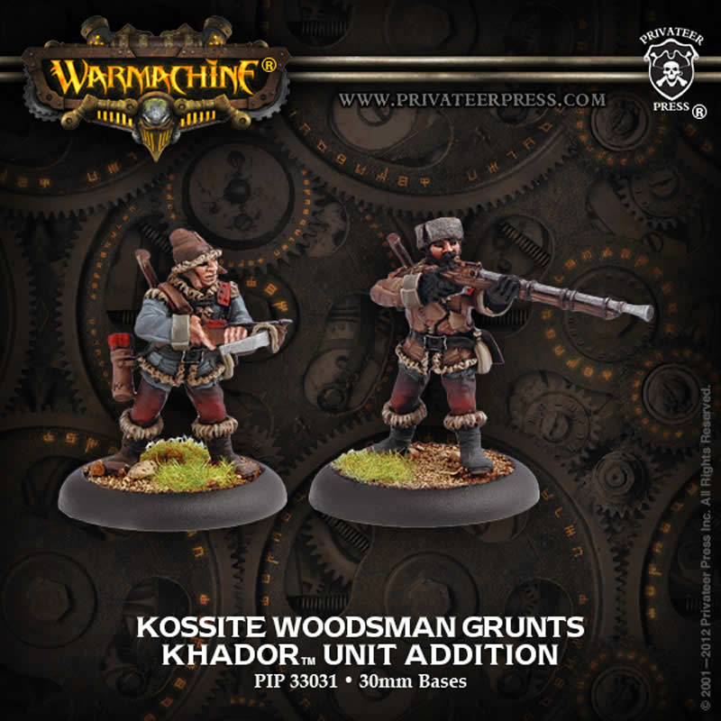 PIP33031 Khador Kossite Woodsmen for Steam Powered Combat Game (ONLINE ORDER ONLY)