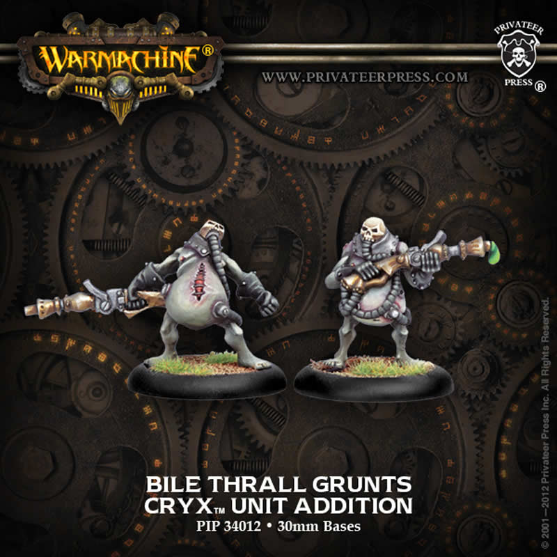 PIP34012 Cryx Bile Thrall Troopers Pack Privateer Press (ONLINE ORDER ONLY)