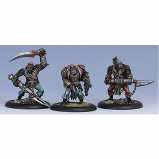 PIP34046 Black Ogrun Boarding Party Unit Cryx Warmachine (ONLINE ORDER ONLY)