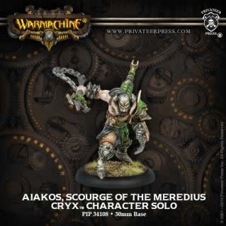 PIP34108 Aiakos Scourge of Meredius Solo Cryx Warmachine (ONLINE ORDER ONLY)