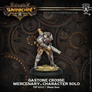 PIP41111 Gastone Crosse Solo Mercenary Warmachine (ONLINE ORDER ONLY)