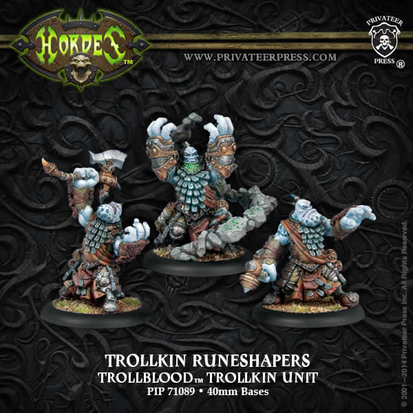 PIP71089 Trollkin Runeshapers Unit Trollbloods Hordes (ONLINE ORDER ONLY)