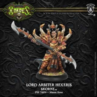 PIP74059 Lord Arbiter Hexeris Warlock Skorne Hordes (ONLINE ORDER ONLY)