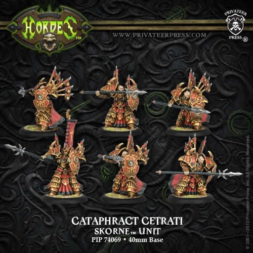 PIP74069 Cataphract Cetrati Unit Skorne Hordes Miniature Game (ONLINE ORDER ONLY)