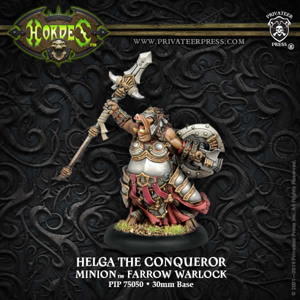 PIP75050 Helga The Conqueror Warlock Minions Hordes (ONLINE ORDER ONLY)
