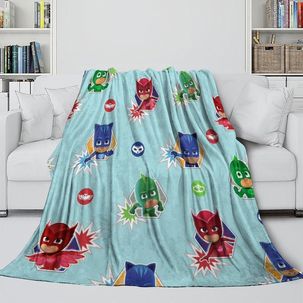 PJ Masks Blanket Kids Flannel Throw Room Decoration (ONLINE ORDER ONLY)