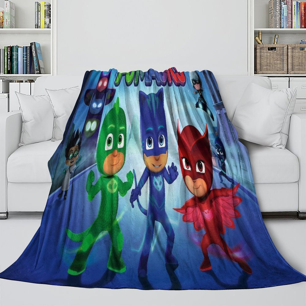 PJ Masks Blanket Kids Flannel Throw Room Decoration (ONLINE ORDER ONLY)