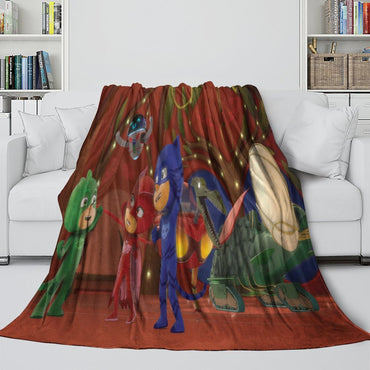 PJ Masks Blanket Pattern Flannel Throw Room Decoration (ONLINE ORDER ONLY)