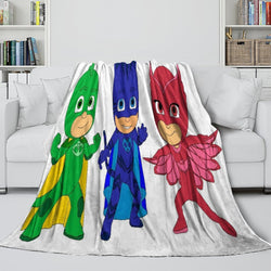 PJ Masks Blanket Pattern Flannel Throw Room Decoration (ONLINE ORDER ONLY)