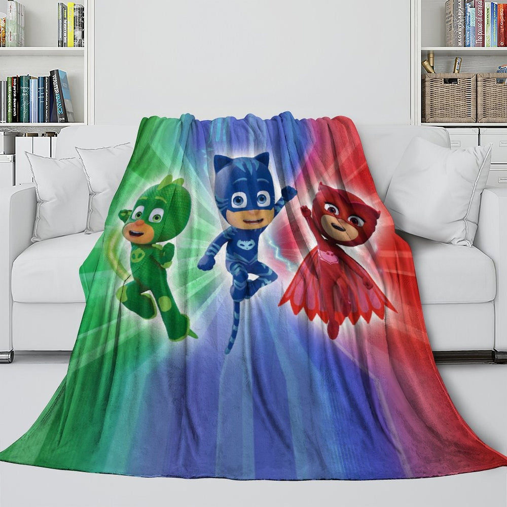 PJ Masks Blanket Pattern Flannel Throw Room Decoration (ONLINE ORDER ONLY)