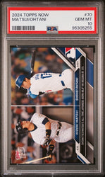 Graded 2024 Topps Now Shohei Ohtani #70 Baseball Card PSA 10 Gem Mint (ONLINE ORDER ONLY)