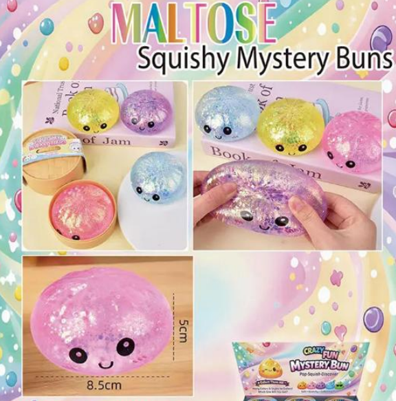 Puka Creations: Squishy Mystery Buns - Maltose - Random Colors (ONLINE ORDER ONLY)