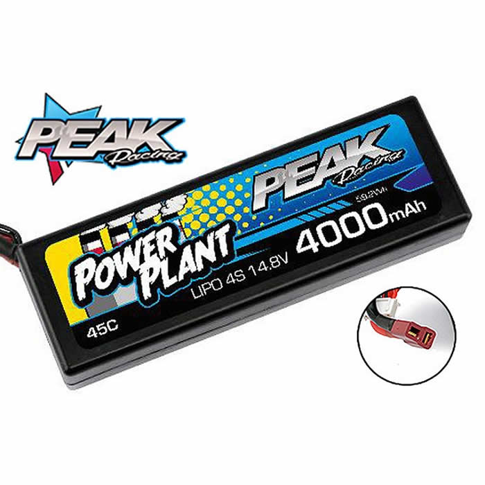 PKR00554 4000Mah 14.8v 45c Hardcase Lipo Battery 12AWG T Connector (ONLINE ORDER ONLY)