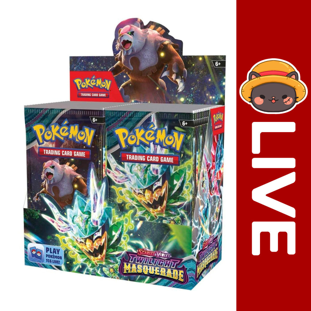 Pokémon TCG English - Twilight Masquerade - Scarlet & Violet (Online Only) (Online Order Only)