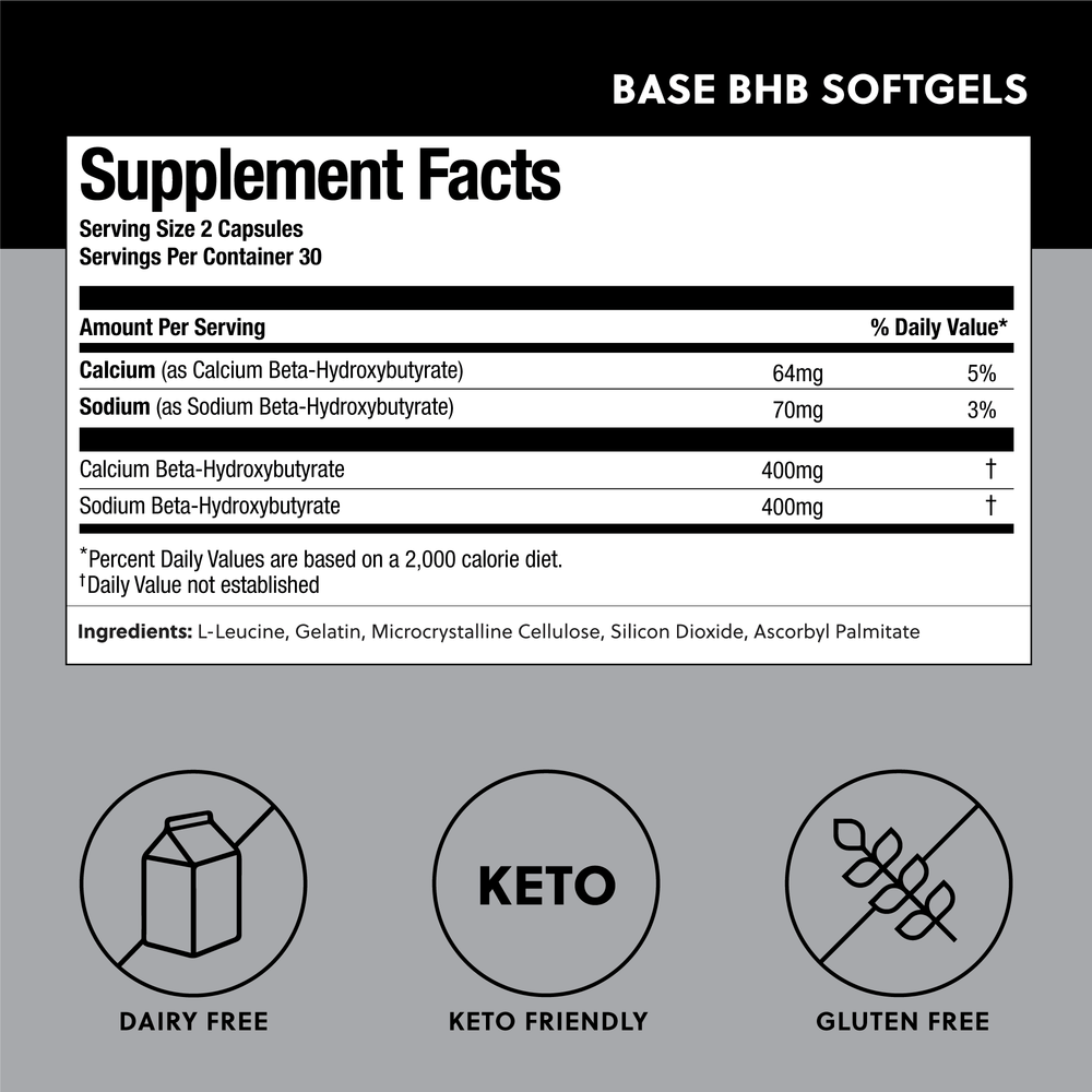 Base Ketones - Exogenous Ketones Drink Mix (ONLINE ORDER ONLY)