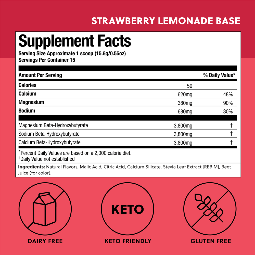 Base Ketones - Exogenous Ketones Drink Mix (ONLINE ORDER ONLY)