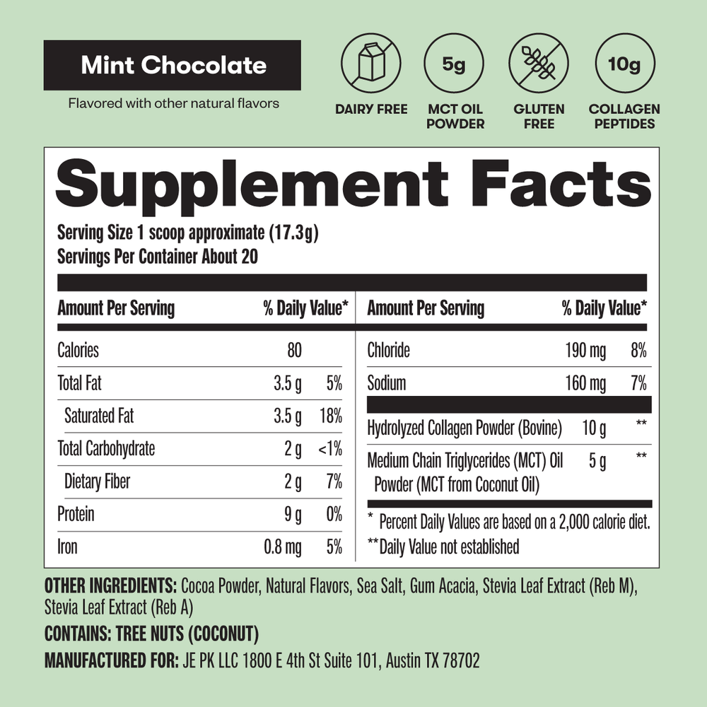 Grass-Fed Collagen Peptides & MCT Brain Boost (ONLINE ORDER ONLY)