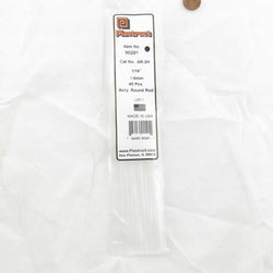 PLS90291 1/16 Acrylic Rod 40 Pieces Plastruct (ONLINE ORDER ONLY)