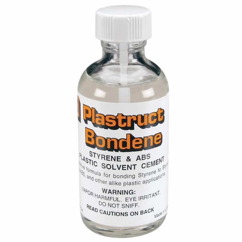 PLSPC00003 White Bondene Cement 2 Oz Bottle Plastruct (ONLINE ORDER ONLY)