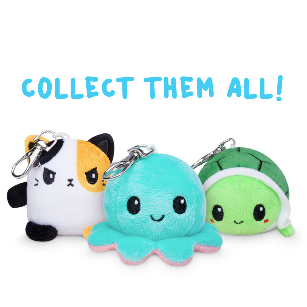 TeeTurtle Plushie Charm Keychain: Happy Green Turtle (ONLINE ORDER ONLY)