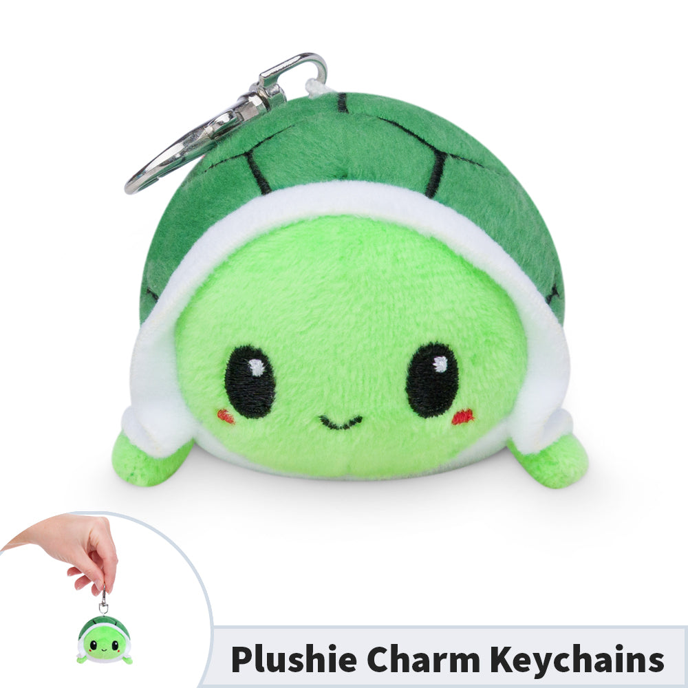 TeeTurtle Plushie Charm Keychain: Happy Green Turtle (ONLINE ORDER ONLY)