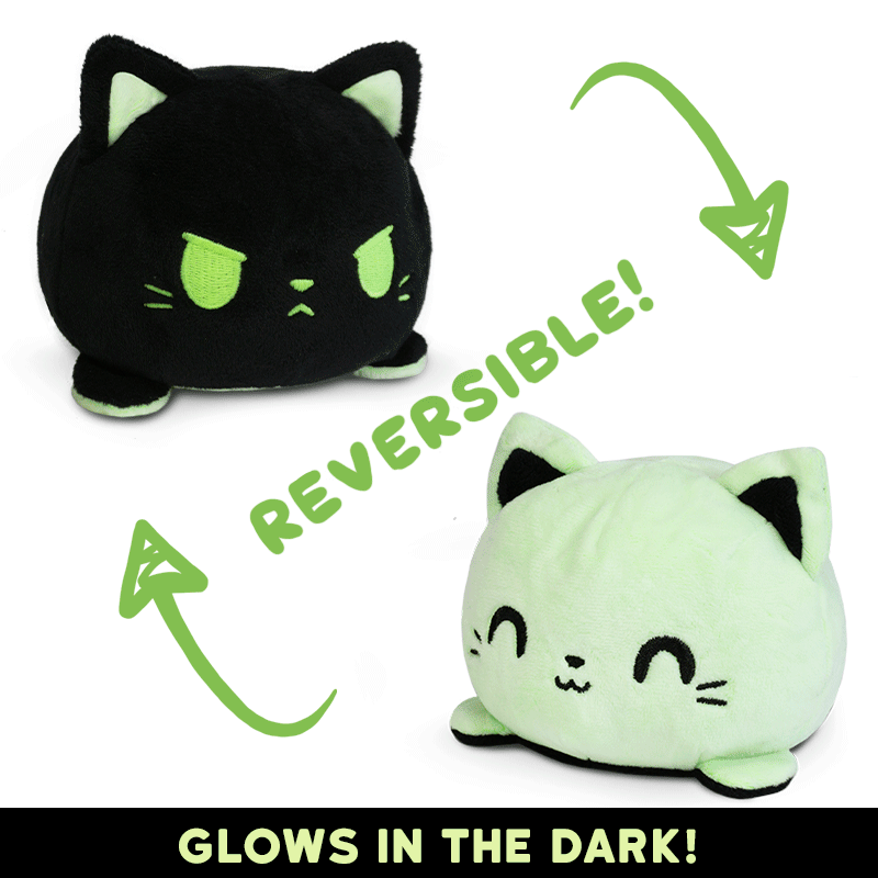 TeeTurtle Reversible Cat: Black/Glow (Mini) (ONLINE ORDER ONLY)