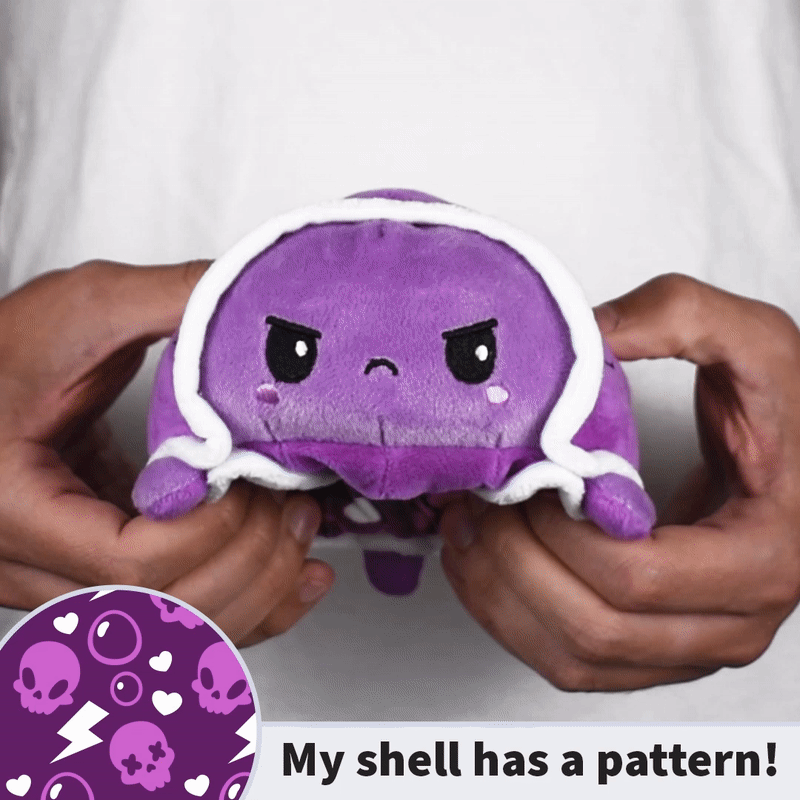 TeeTurtle Reversible Turtle: Punk Shell/Purple (Mini) (ONLINE ORDER ONLY)