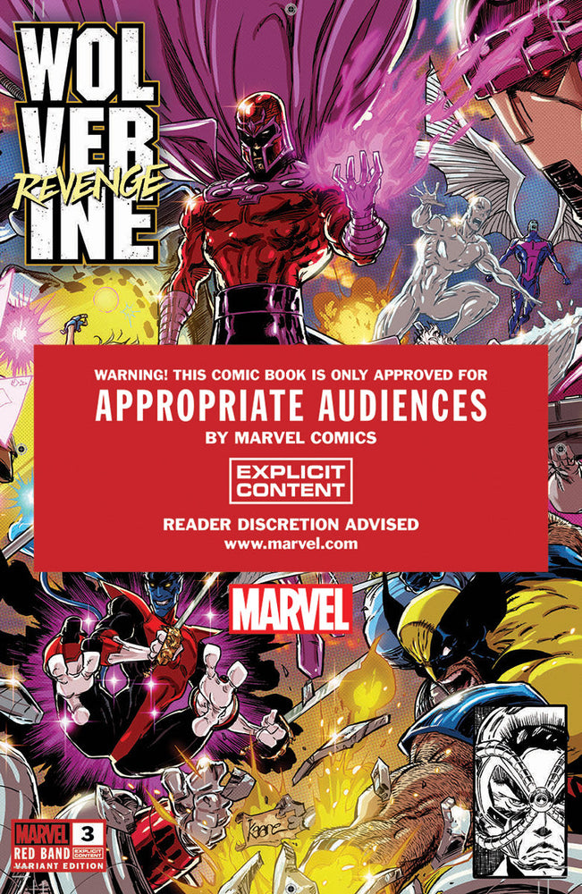 Wolverine Revenge #3 Red Band Unknown Comics Kaare Andrews Connecting Cover Exclusive Var [Polybagged] Explicit Content (10/30/2024) (ONLINE ORDER ONLY)